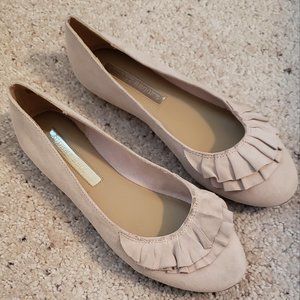 Audrey Brooke Rina Ruffle Ballet Flat